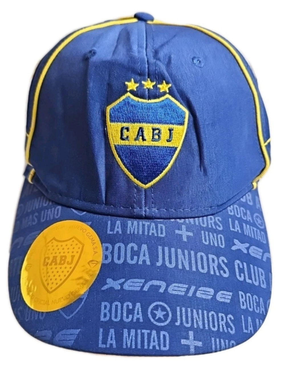 Boca Juniors Oficial Argentina Soccer Futbol CABJ Hat Cap Adjustable Adults NWT